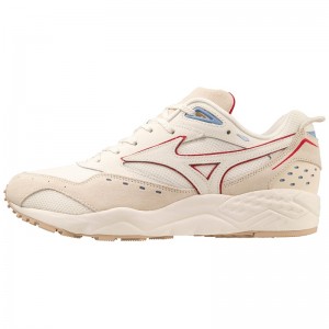 Basket Mizuno Contender Femme Blanche Rouge | France M1273ZM