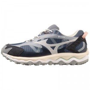 Basket Mizuno Wave Mujin Tl GTX Femme Indigo Grise | France M1968YX