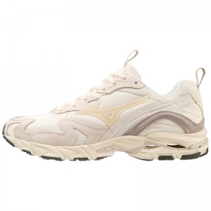 Basket Mizuno Wave Rider 10 Premium Femme Blanche Grise | France M4961PF