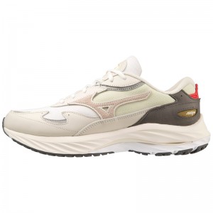 Basket Mizuno Wave Rider Beta Femme Blanche Argent | France M0634BY