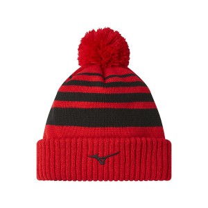 Bonnet Mizuno Breath Thermo Pom Femme Rouge | France M5230QR