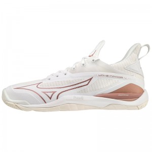 Chaussure Handball Mizuno Wave Mirage 4 Femme Blanche | France M8973ZE