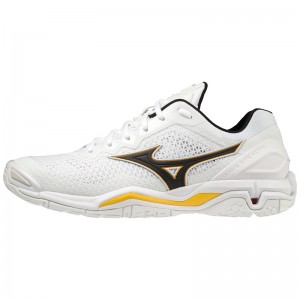 Chaussure Handball Mizuno Wave Stealth V Femme Blanche | France M5104IM