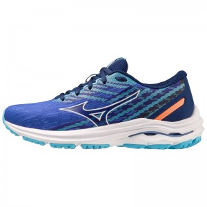 Chaussure Running Mizuno Wave Equate 7 Femme Bleu Blanche | France M9850WG