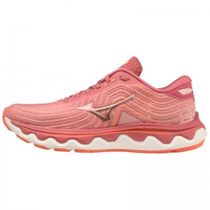 Chaussure Running Mizuno Wave Horizon 6 Femme Rose | France M9378UG