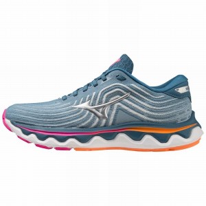 Chaussure Running Mizuno Wave Horizon 6 Femme Bleu Argent | France M1824TU