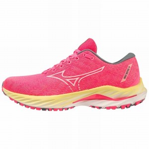 Chaussure Running Mizuno Wave Inspire 19 Femme Rose Blanche | France M5614DZ