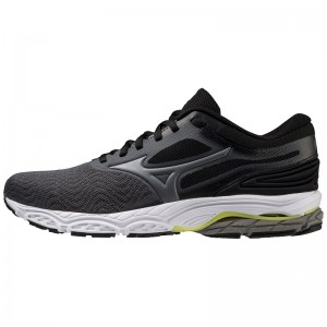 Chaussure Running Mizuno Wave Prodigy 4 Homme Metal Grise Jaune | France M0841JO