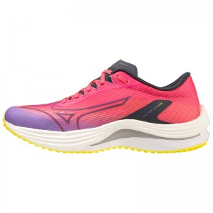 Chaussure Running Mizuno Wave Rebellion Flash Femme Rose Bleu | France M1802AT