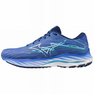 Chaussure Running Mizuno Wave Rider 27 Femme Bleu | France M0576BL