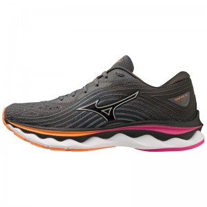 Chaussure Running Mizuno Wave Sky 6 Femme Noir | France M0473PM