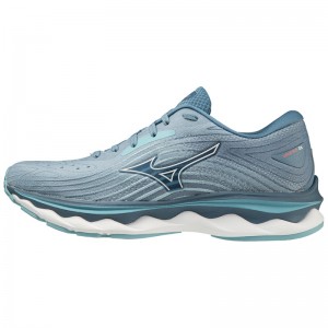 Chaussure Running Mizuno Wave Sky 6 Femme Blanche | France M6479ED