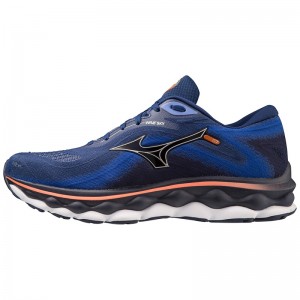 Chaussure Running Mizuno Wave Sky 7 Homme Argent | France M0843VJ