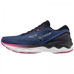 Chaussure Running Mizuno Wave Skyrise 3 Femme Bleu Bleu Marine | France M4089XA