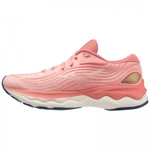 Chaussure Running Mizuno Wave Skyrise 4 Femme Corail Grise Corail | France M1946KP