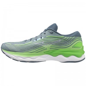 Chaussure Running Mizuno Wave Skyrise 4 Homme Vert Bleu | France M4289ZQ