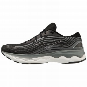 Chaussure Running Mizuno Wave Skyrise 4 Homme Noir Blanche | France M8360IR