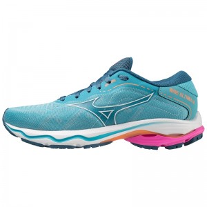 Chaussure Running Mizuno Wave Ultima 14 Femme Bleu Blanche | France M0418DJ