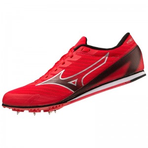 Chaussure Running Mizuno X First 2 Femme Rouge Noir Argent | France M3641CJ