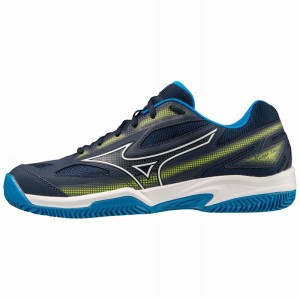 Chaussure Tennis Mizuno Break Shot 4 CC Femme Bleu Bleu | France M1370QK