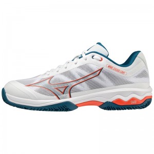 Chaussure Tennis Mizuno Wave Exceed Light CC Homme Blanche | France M4381LC