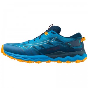 Chaussure Trail Running Mizuno Wave Daichi 7 Homme Bleu | France M2985ES