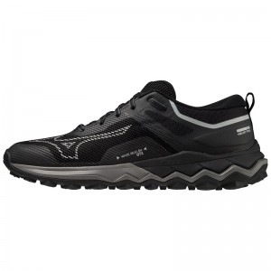 Chaussure Trail Running Mizuno Wave Ibuki 4 GTX Femme Noir Argent | France M5098ZA