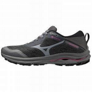 Chaussure Trail Running Mizuno Wave Rider GTX Femme Fushia | France M0743VL