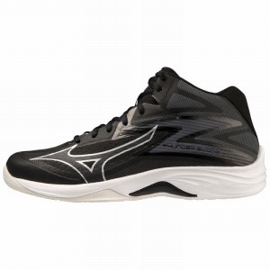 Chaussure Volley Mizuno Thunder Blade Z Mid Femme Noir Argent | France M4830KO