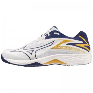 Chaussure Volley Mizuno Thunder Blade Z Femme Blanche Doré | France M6957OK