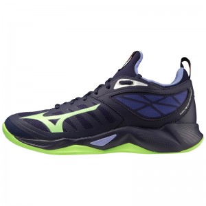 Chaussure Volley Mizuno Wave Dimension Femme Bleu Vert | France M0165UC