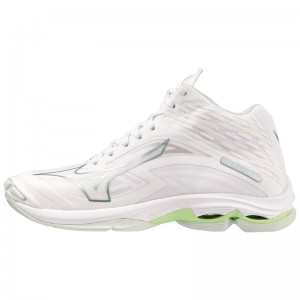 Chaussure Volley Mizuno Wave Lightning Z7 Mid Femme Blanche | France M0951XV