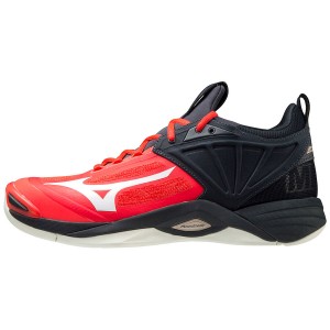 Chaussure Volley Mizuno Wave Momentum 2 Homme Rouge Noir | France M1456HA