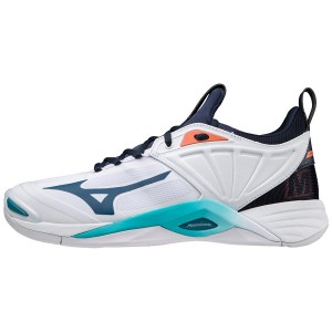 Chaussure Volley Mizuno Wave Momentum 2 Homme Blanche | France M0392BY