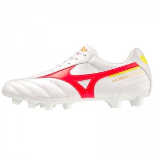 Chaussure de Foot Mizuno Morelia II Club Femme Blanche | France M3826PI