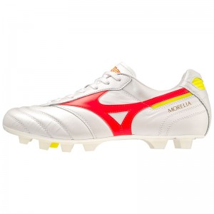 Chaussure de Foot Mizuno Morelia II Japan Homme Blanche | France M6825US