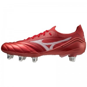 Chaussure de Foot Mizuno Morelia Neo III Beta ESI Femme Rouge | France M5907NC