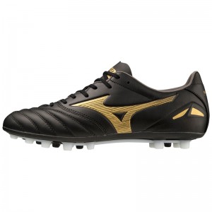 Chaussure de Foot Mizuno Morelia Neo IV Pro Femme Noir Doré Noir | France M7416UV