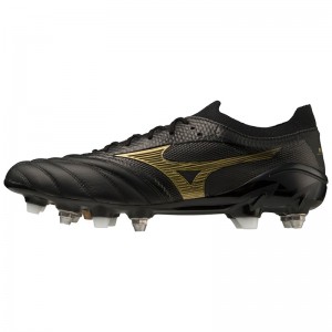 Chaussure de Foot Mizuno Morelia Neo IV Beta Homme Noir Doré Noir | France M9312AW