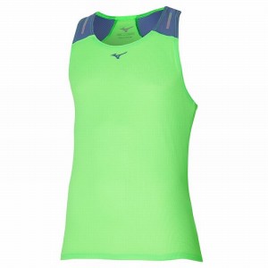 Debardeur Mizuno Dryaeroflow Tank Homme Vert Clair | France M7123BZ