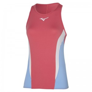 Debardeur Mizuno Printed Tank Femme Corail | France M5897FT