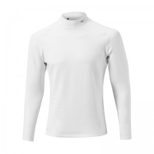 Hauts Mizuno Breath Thermo Biogear Base Layer Homme Blanche | France M4716NO