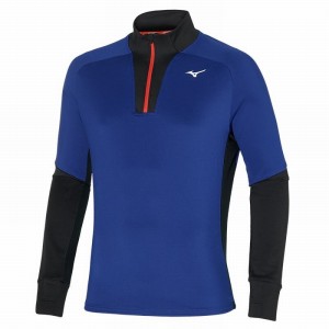 Hauts Mizuno Warmalite HZ Homme Bleu Marine | France M1230OA