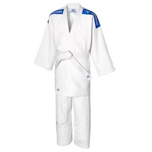 Ju-jitsu Gis Mizuno Kodomo Plus Belt Set Femme Bleu | France M3156PY