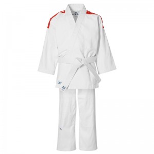 Ju-jitsu Gis Mizuno Kodomo Plus Belt Set Homme Rouge | France M2349BO