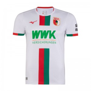 Maillot Mizuno Home Jersey Augsburg M Homme Blanche | France M1483KT