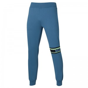 Pantalon Mizuno Athletics Sweat Homme Bleu | France M3217DU