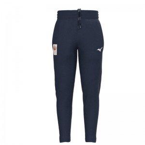 Pantalon Mizuno Nevobo Sweat Homme Bleu Marine | France M3695CR