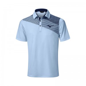 Polo Mizuno Elite Fade Homme Bleu | France M6470WI