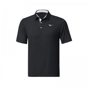 Polo Mizuno QD Comp Homme Noir | France M7809NU